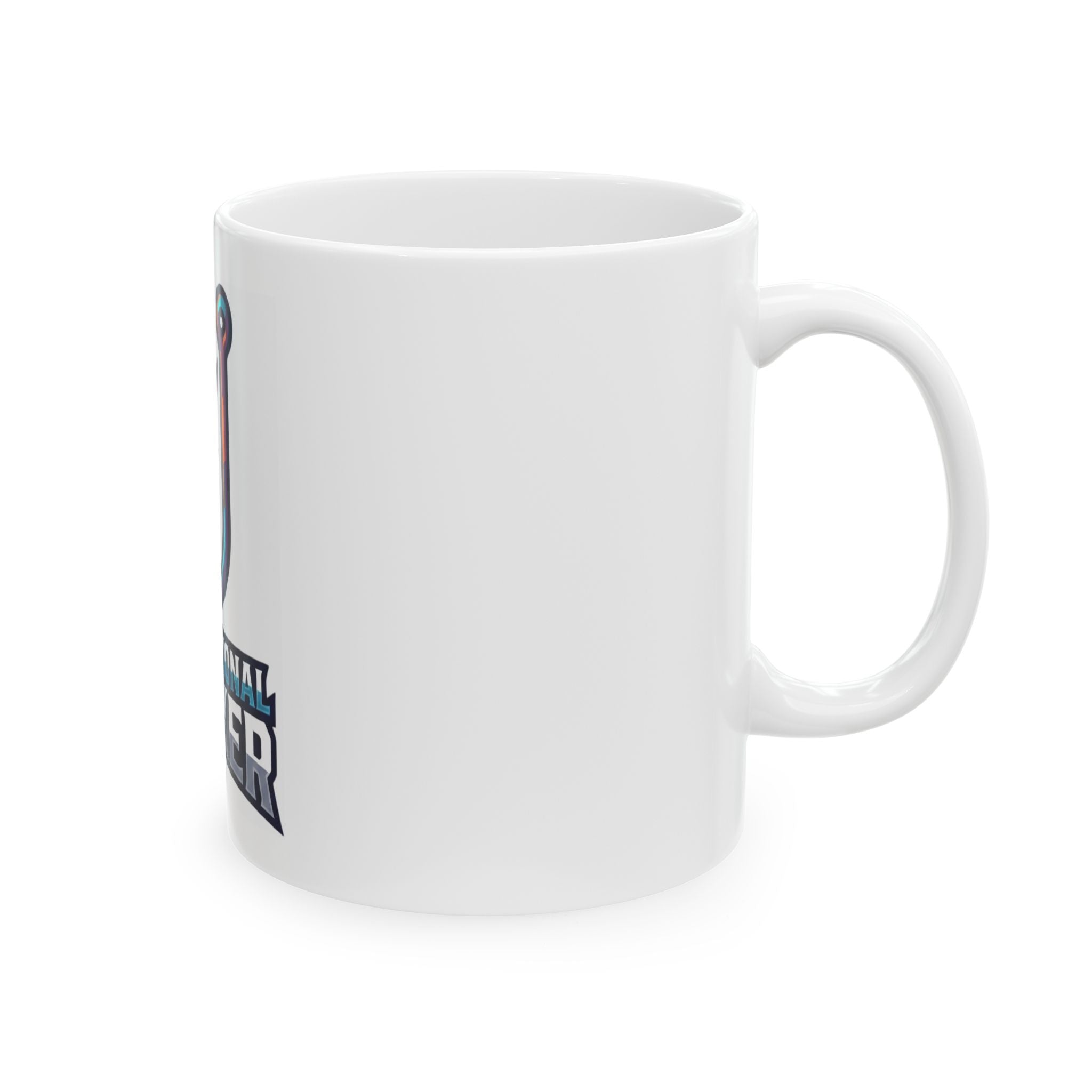 "Professional Hooker" White Ceramic Mug — Graphic