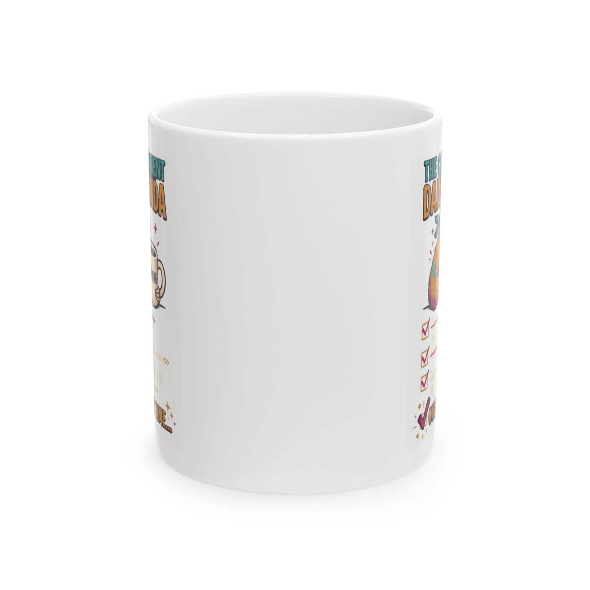 "Cancer One Day At A Time" White Ceramic Mug