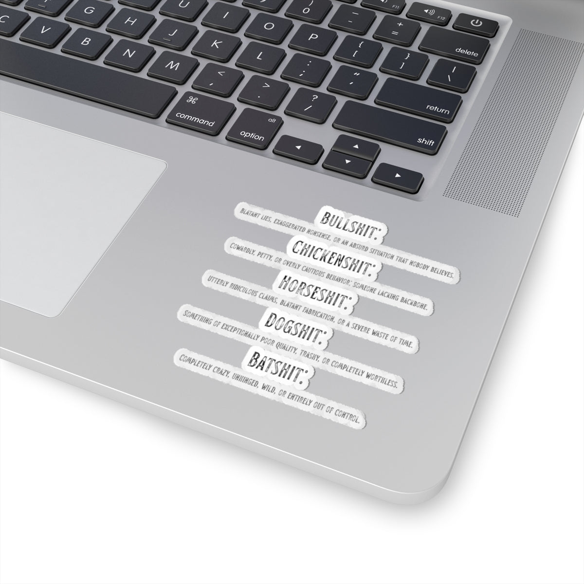 "Types of Shit" Sticker — Main