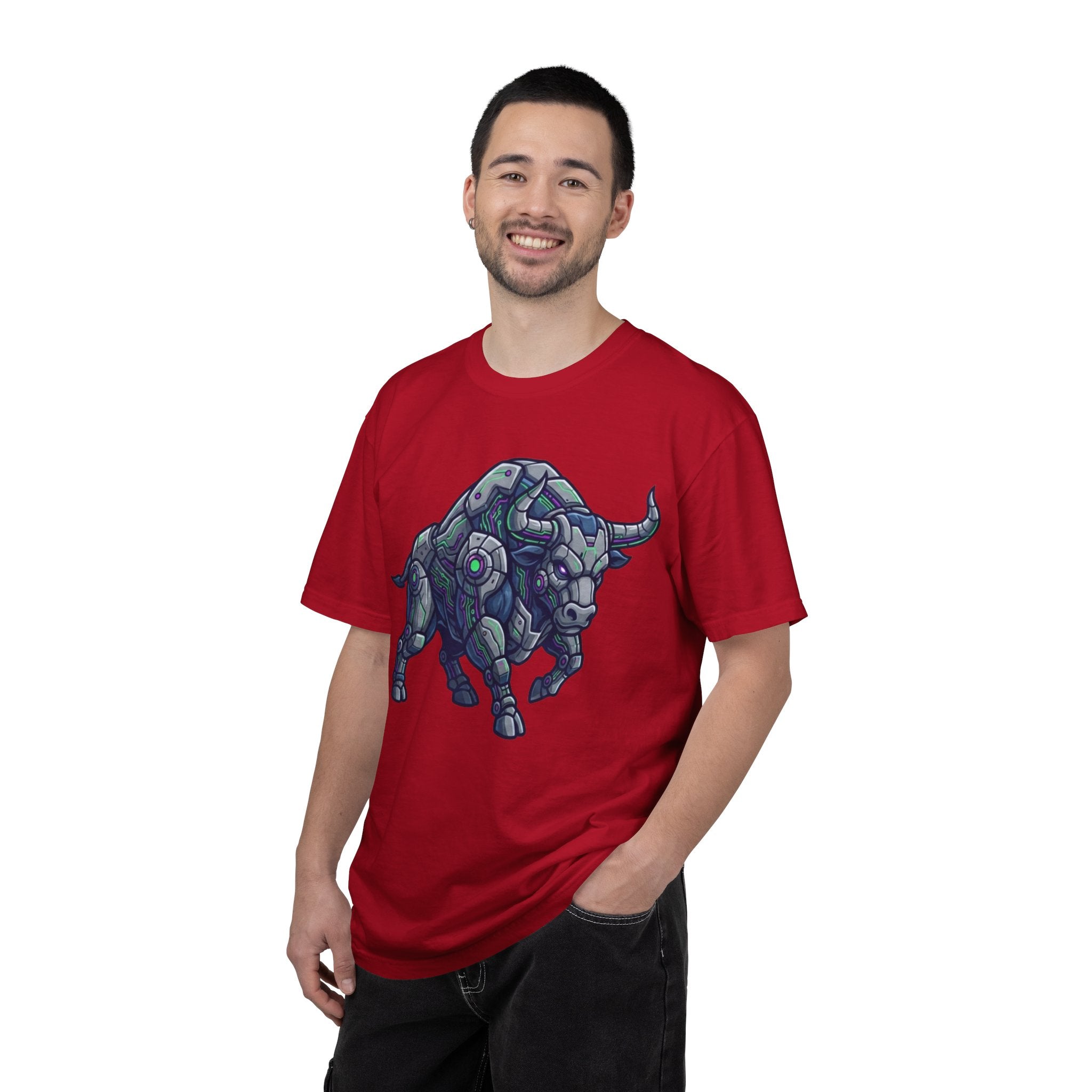 "Cyber Bull" Unisex Garment-Dyed Tee