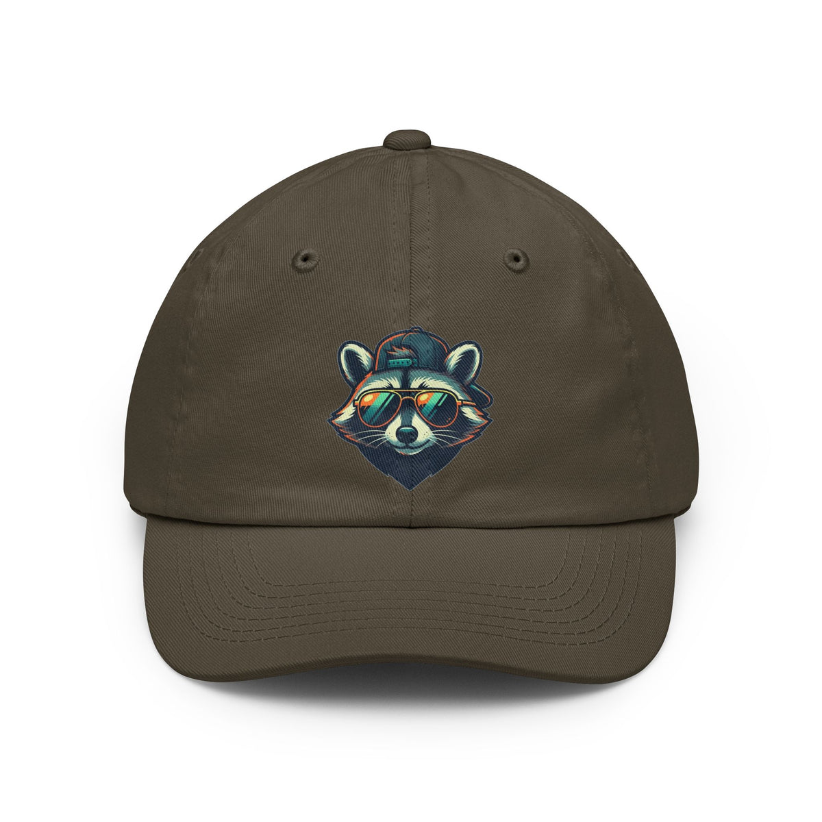 Color: Olive | Raccoon Energy Dad Hat