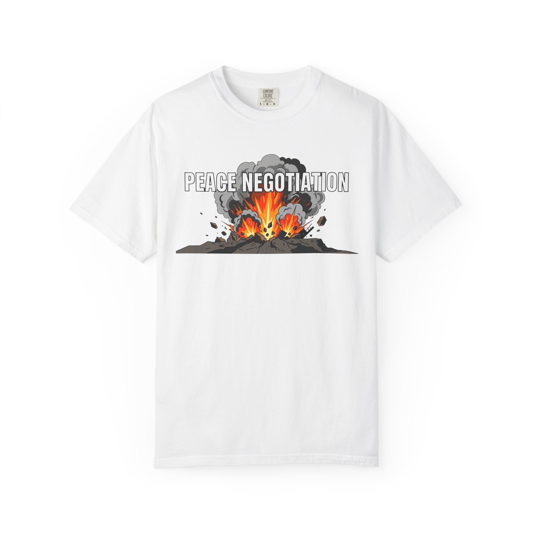 "Peace Negotiation" Unisex Garment-Dyed Tee