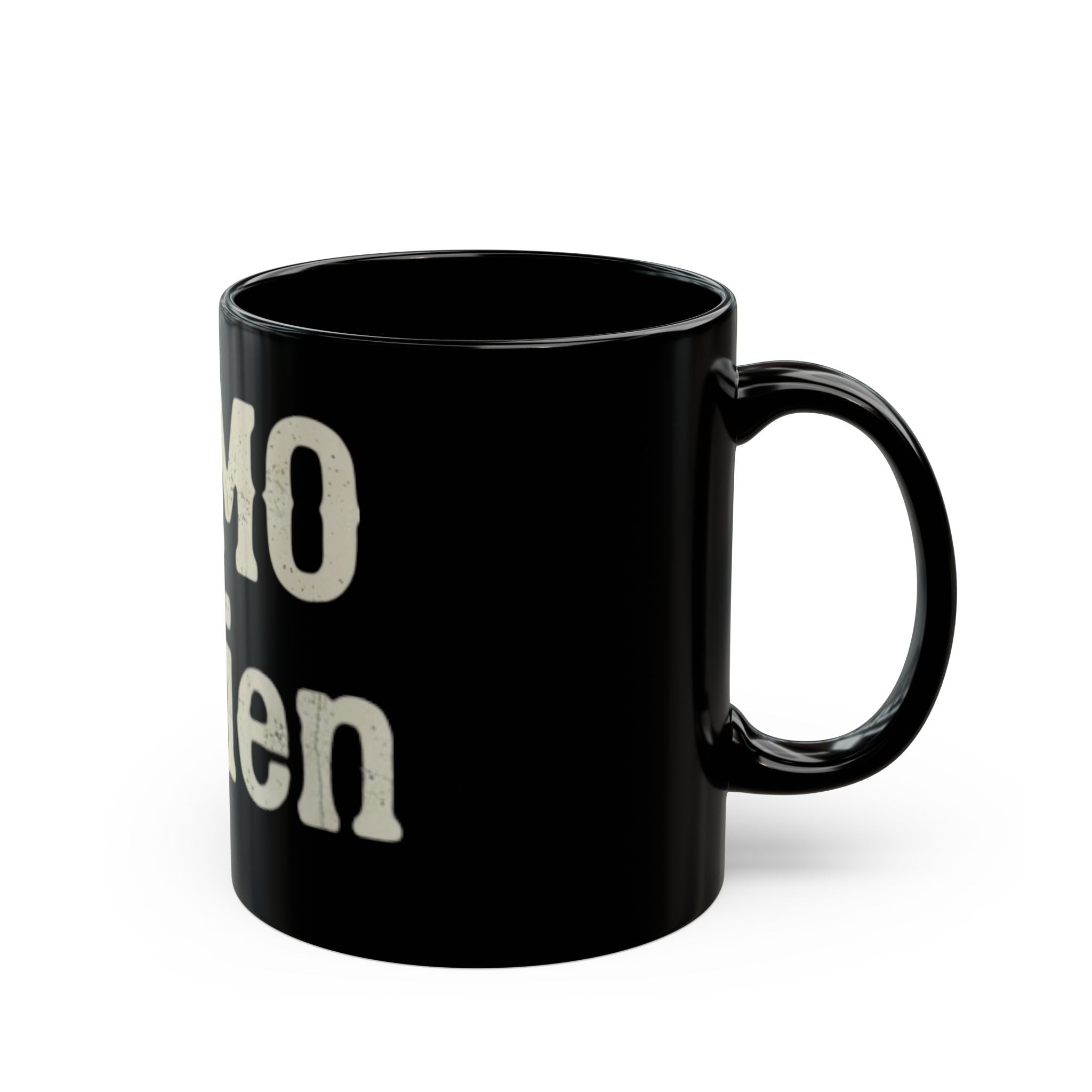 "Are You Calling Me a Homo-Sapien" Black Ceramic Mug — Graphic