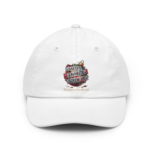 Color: White | Santa's Favorite Screw Up Dad Hat