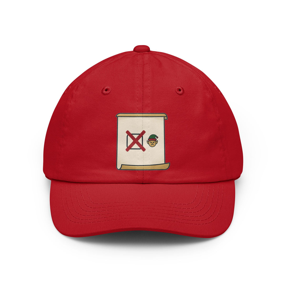 Color: Red | Checking It Twice Dad Hat