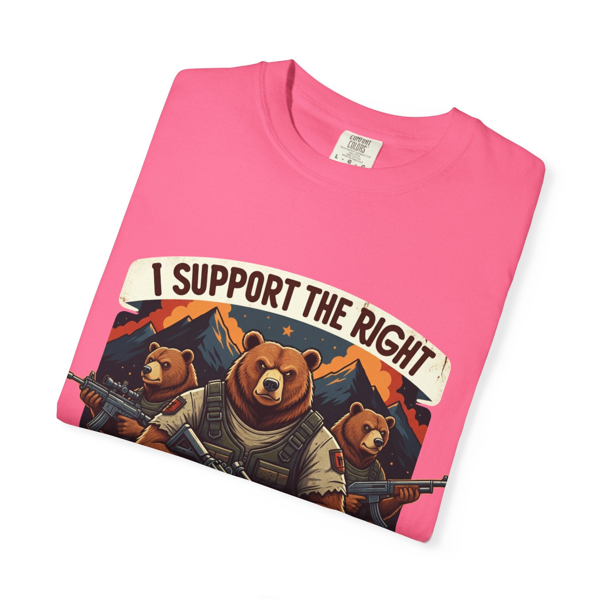 "The Right to Arm Bears (Mountain Division)" Unisex Garment-Dyed T-shirt