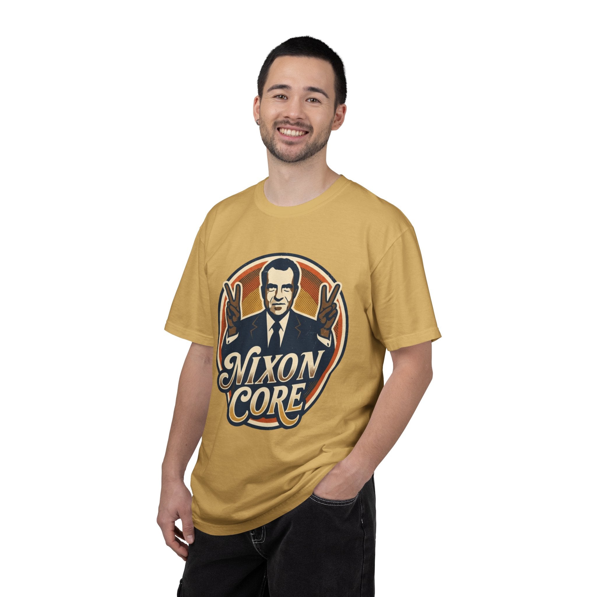 "Nixon Core" Unisex Garment-Dyed Tee