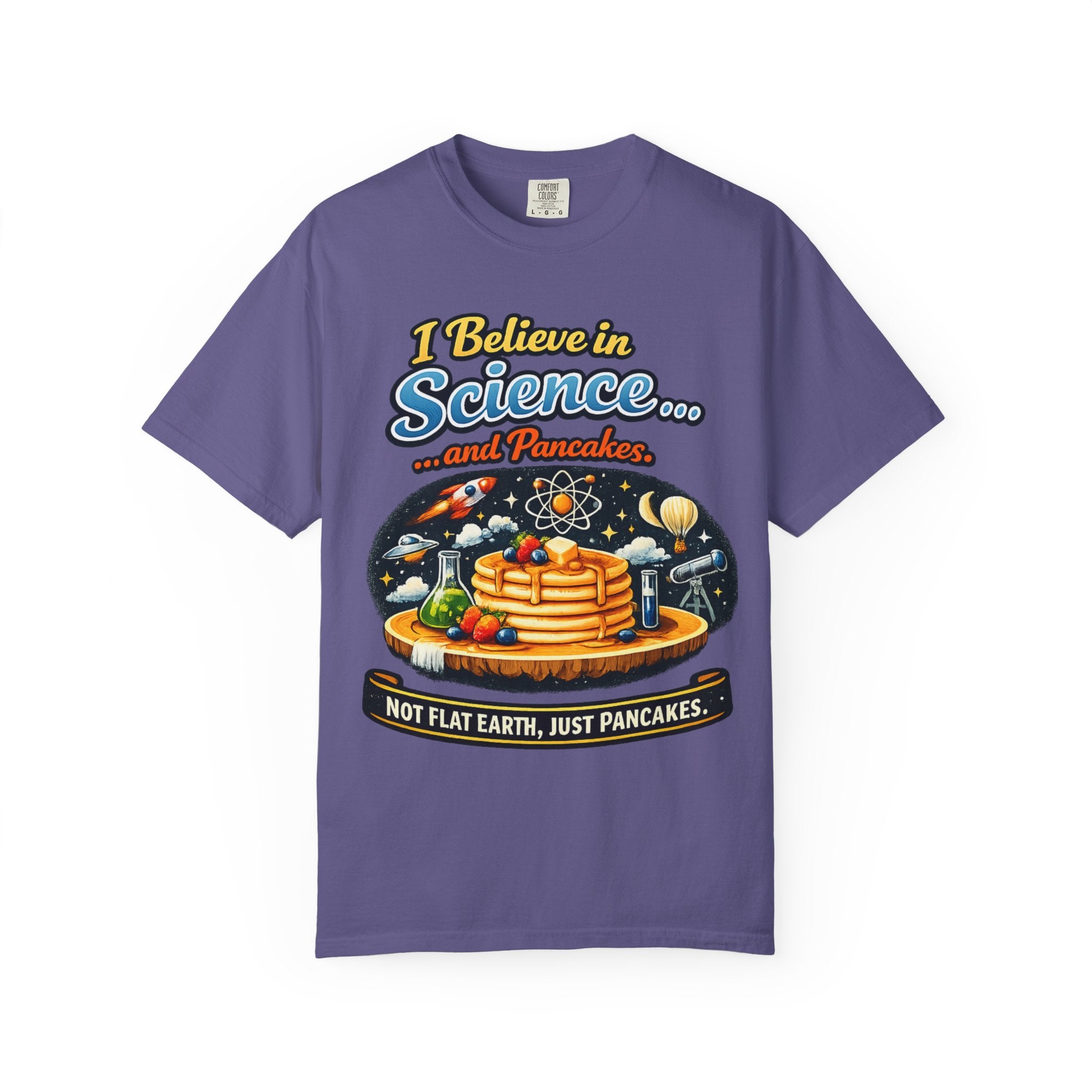 Science & Pancakes: My Two Moods | Garment-Dyed Tee — AttitudeShirts