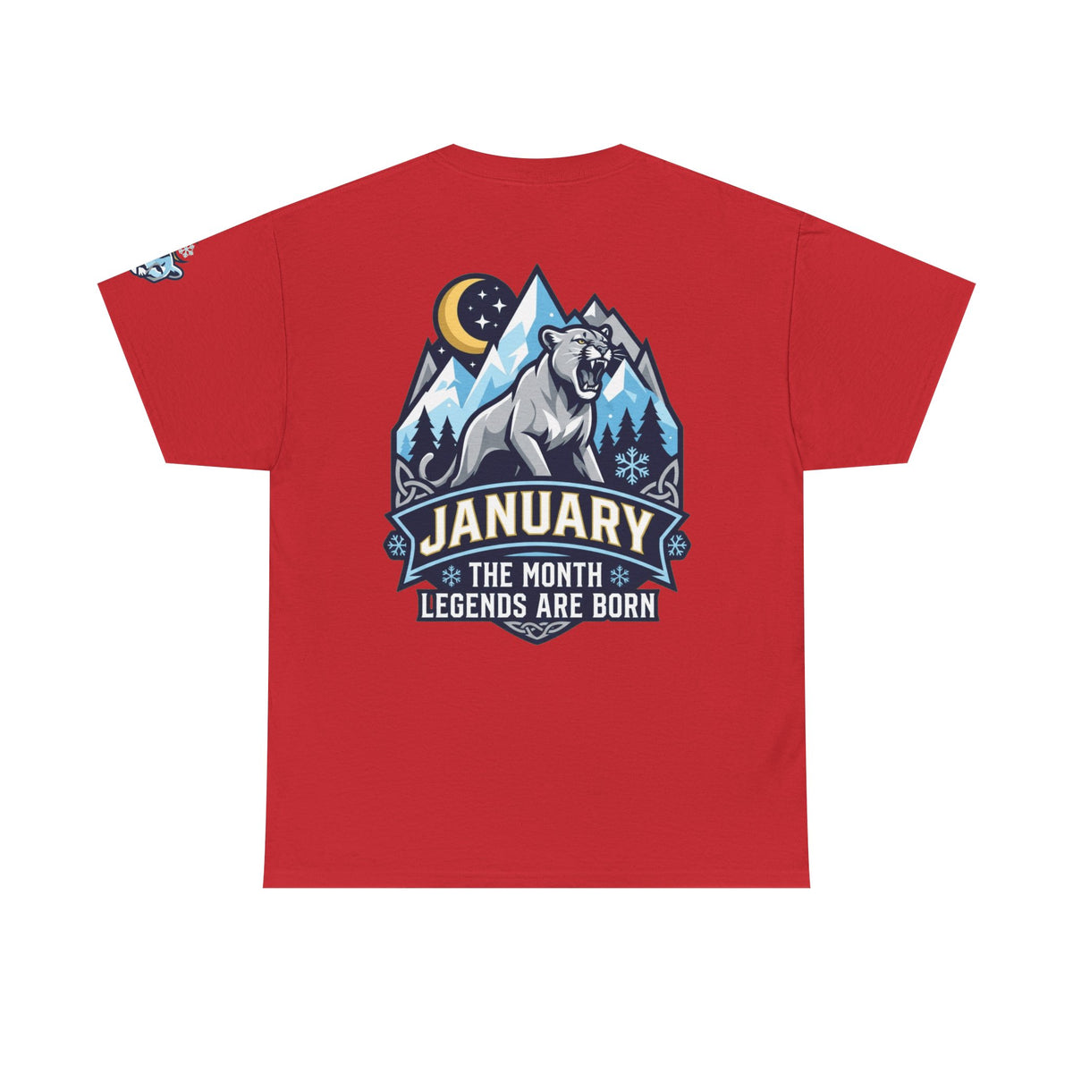 Color: Red | January Legend Premium Graphic Tee
