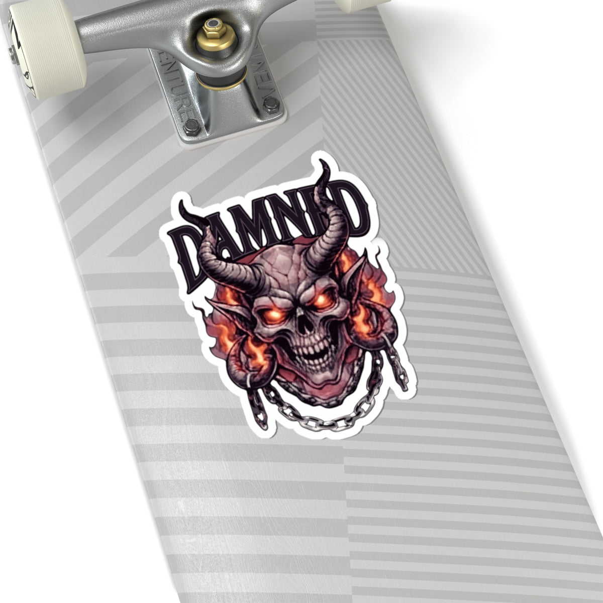 "Damned" Sticker — Main