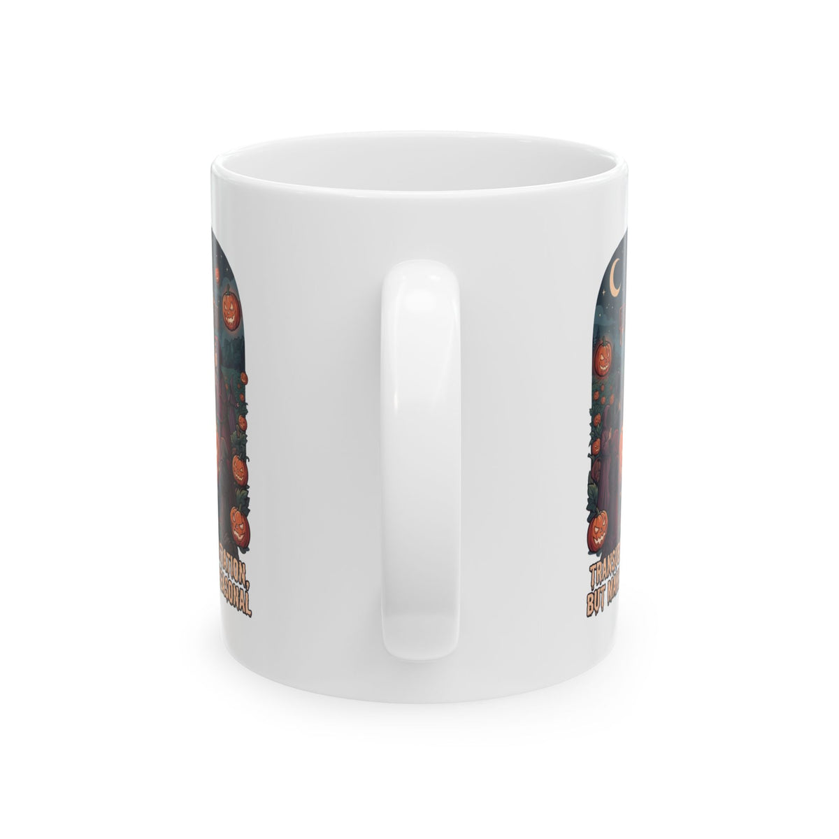 "Seasonal Transubstantiation" White Ceramic Mug