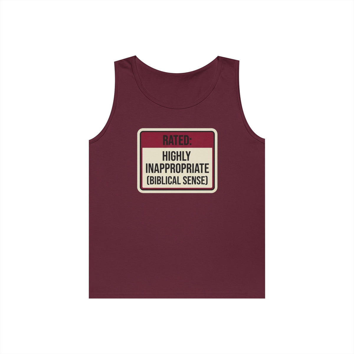 "Good Book Series Highly Inappropriate" Tank Top