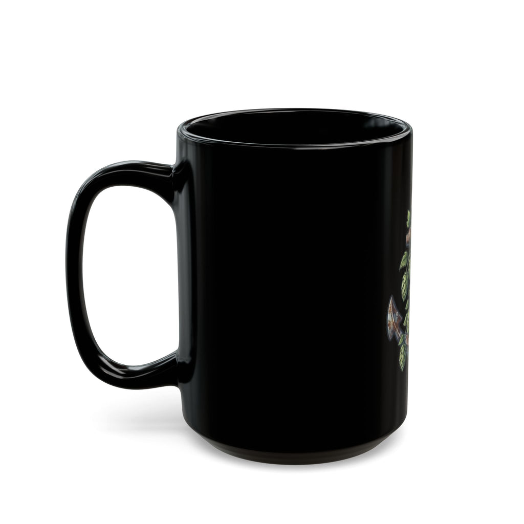 "Rusty Anchor Brewing" Black Ceramic Mug — Graphic