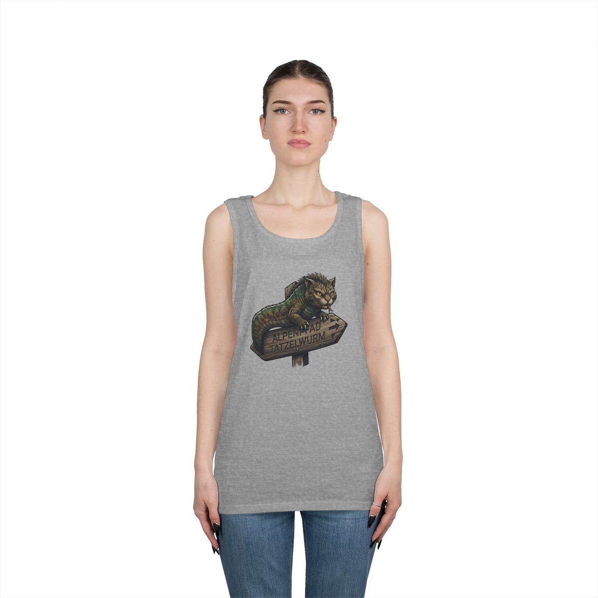 Color: Sport Grey | Tatzelwurm (Alpine Europe) Tank Top