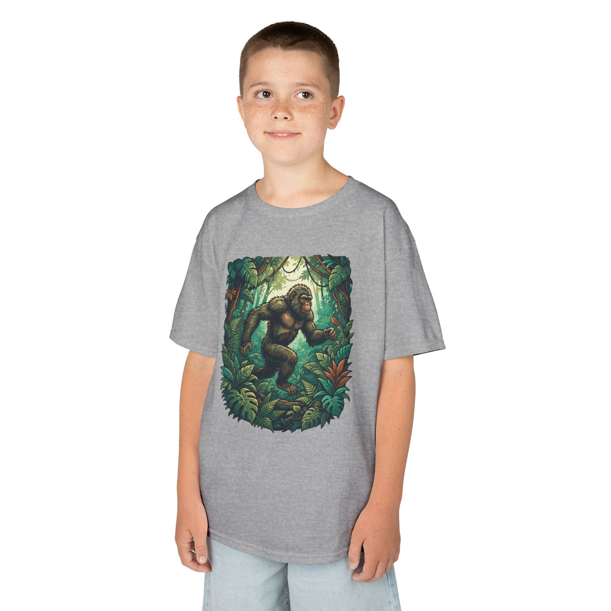 Color: Sport Grey | The Bukit Timah Monkey Man (Singapore) Kids Tee