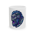 "Cyber Gorilla" White Ceramic Mug — Graphic