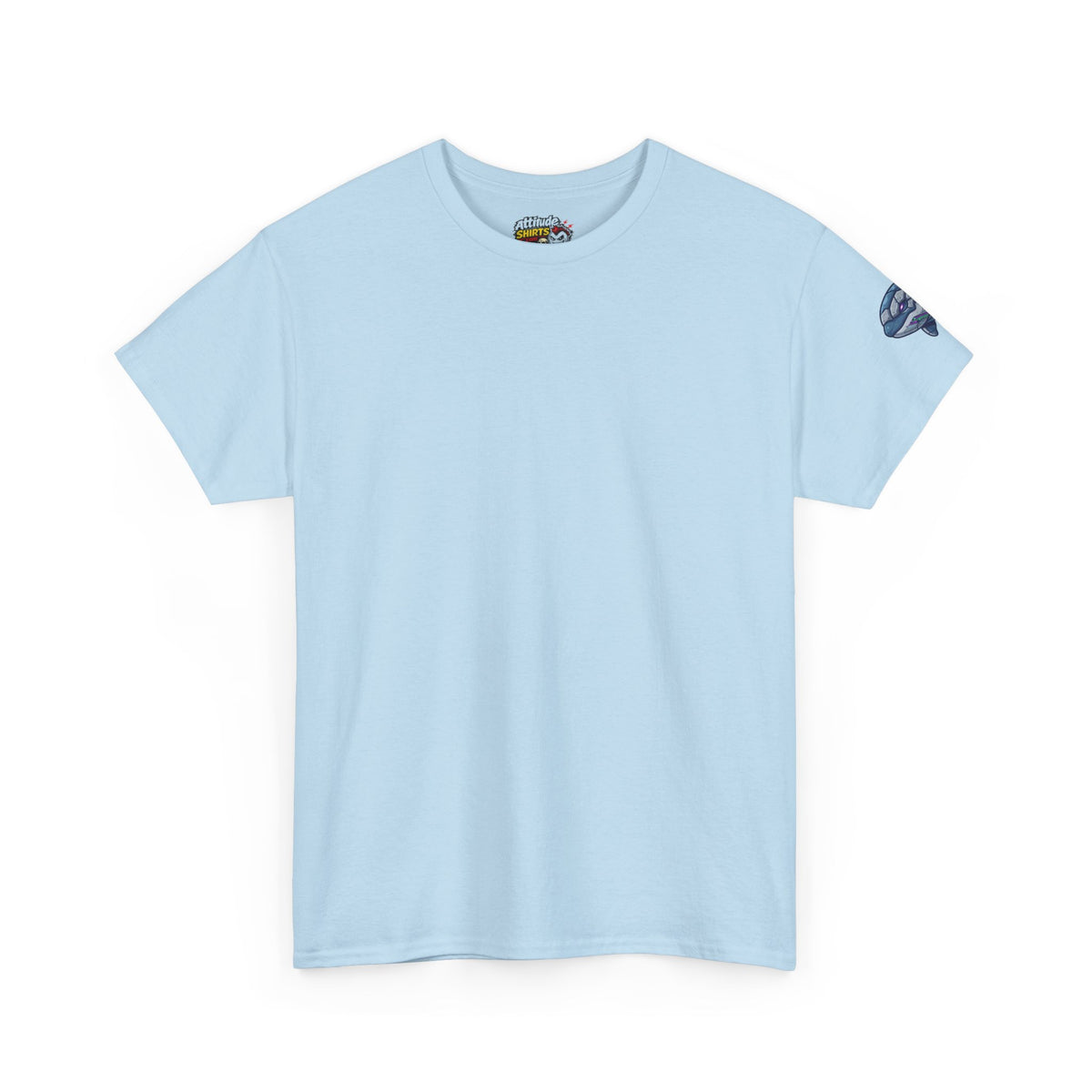 Color: Light Blue | Killer Whale Premium Graphic Tee