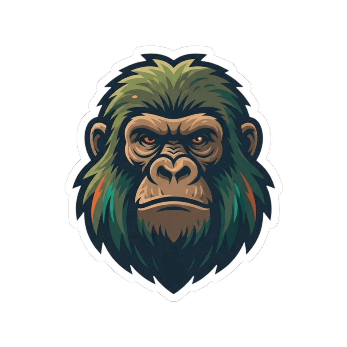 "The Bukit Timah Monkey Man (Singapore)" Sticker