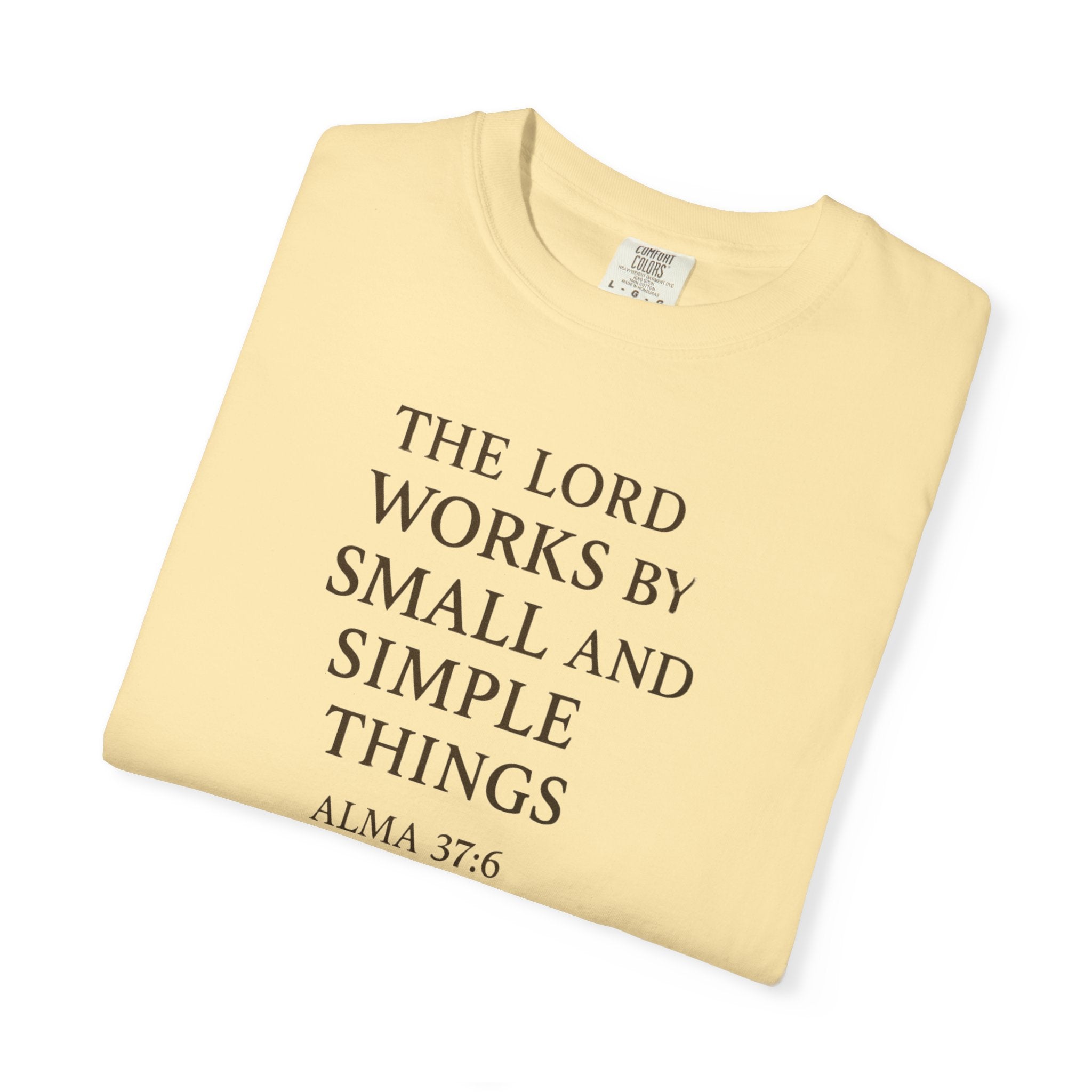 "Small and Simple Things" Unisex Garment-Dyed T-shirt