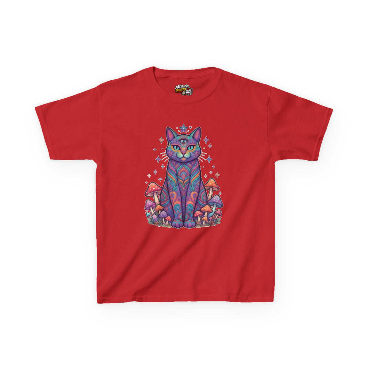 "Hippy Cat" Kids Tee