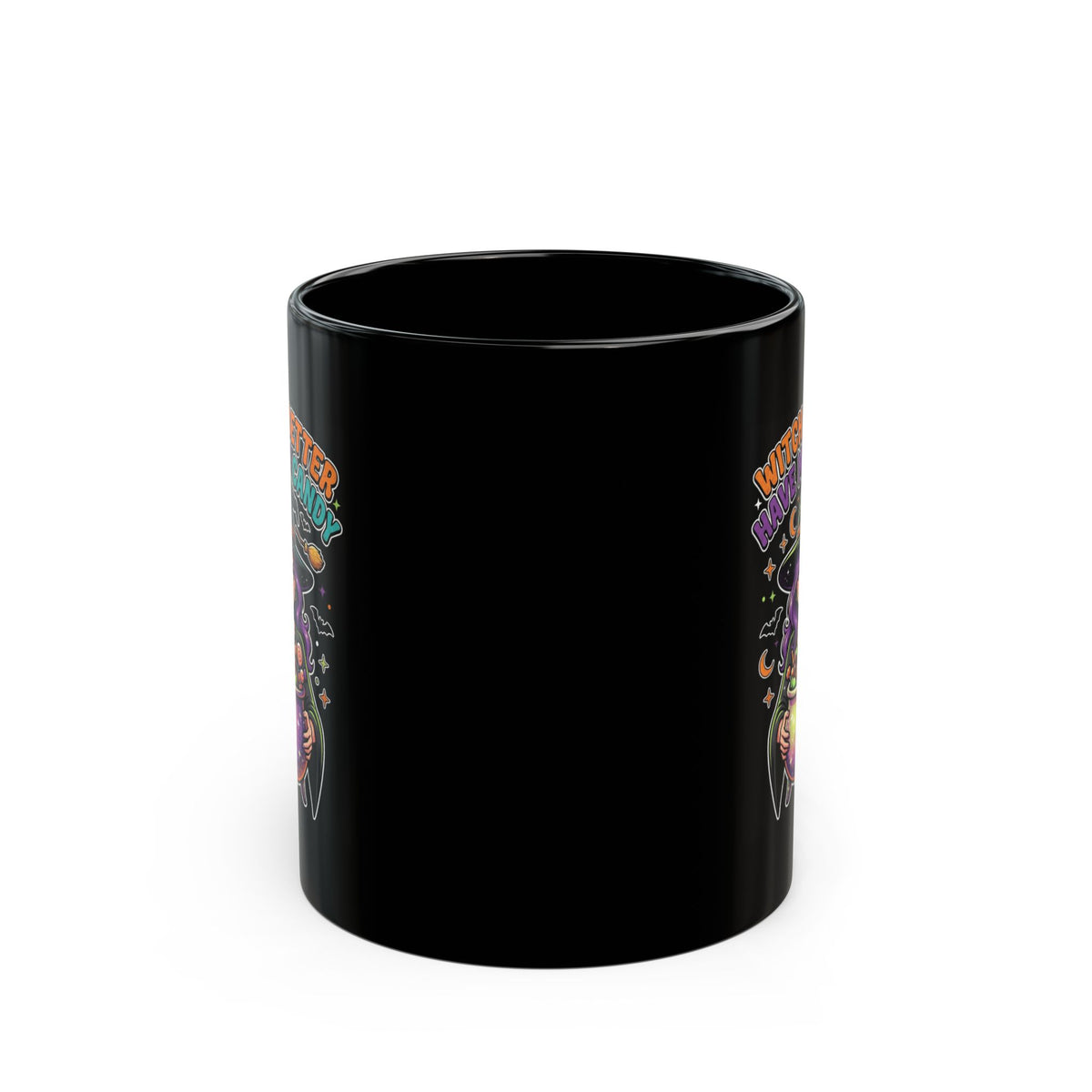 "Witch Better Have My Candy" Black Ceramic Mug