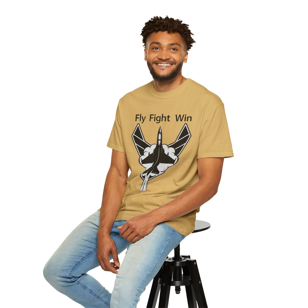 "Fly Fight Win" Unisex Garment-Dyed T-shirt