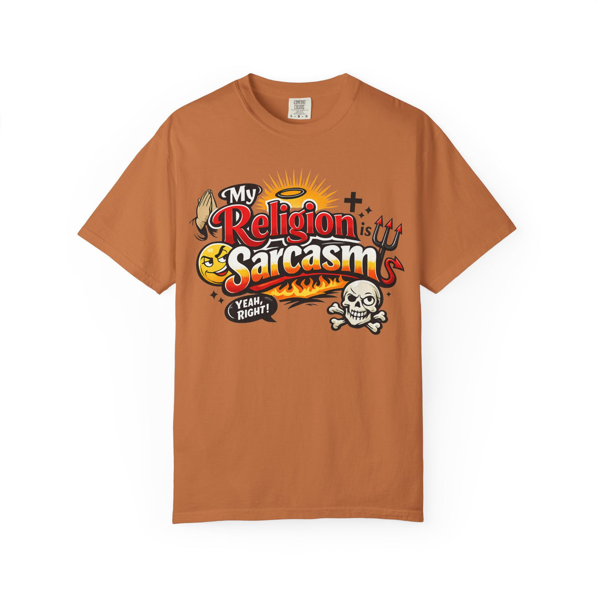 Color: Yam | Sarcasm is My Savior Tee