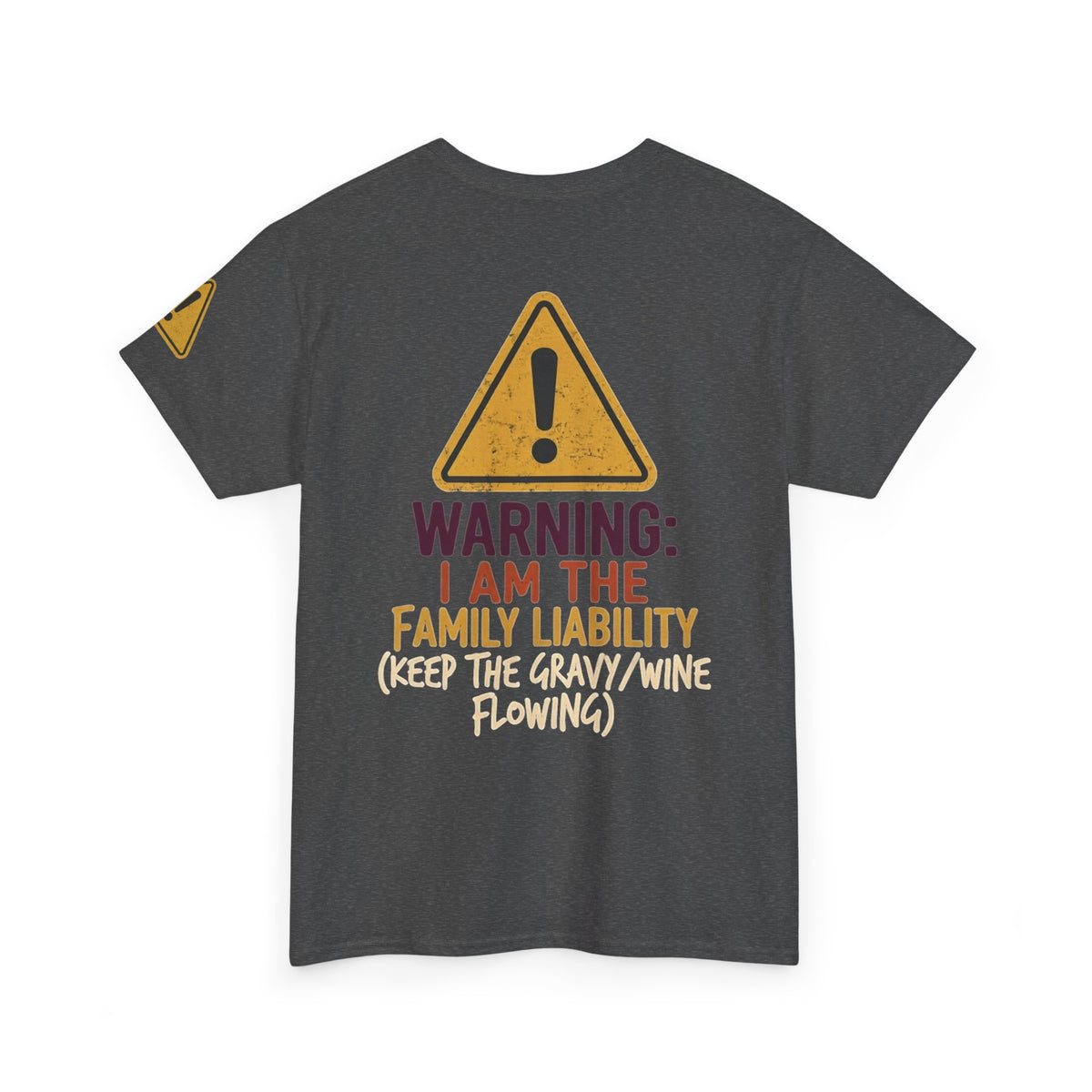 Warning I am The Family Liability Premium Graphic Tee