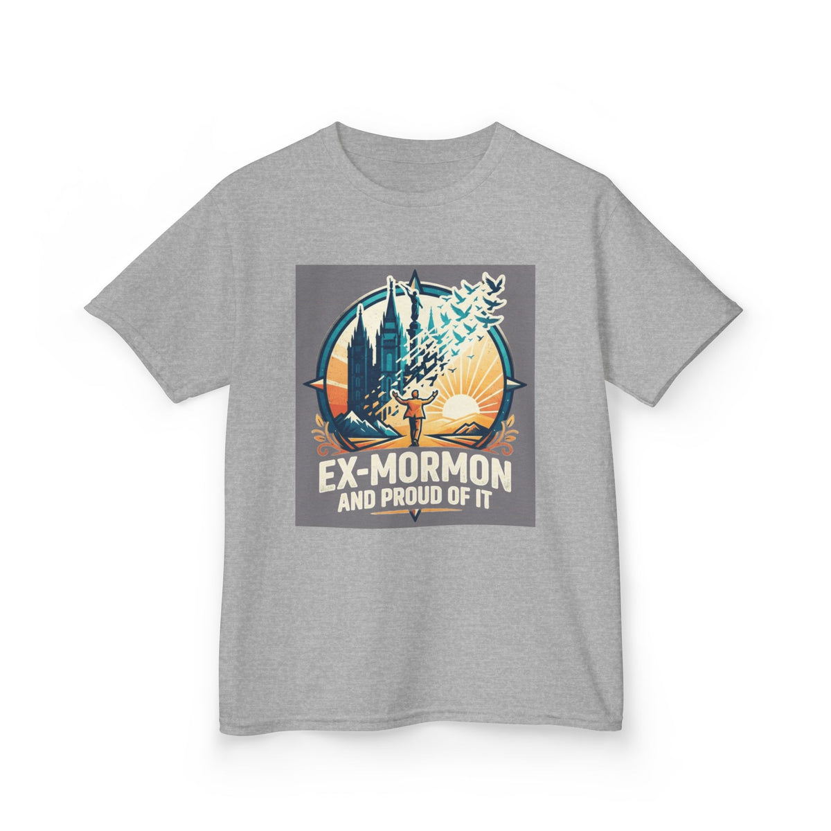 Color: Sport Grey | Ex Mormon Kids Tee