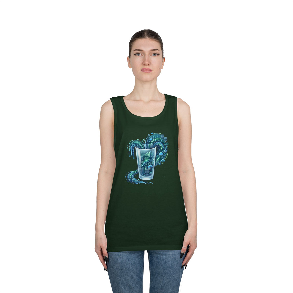 "Glass of Data" Tank Top