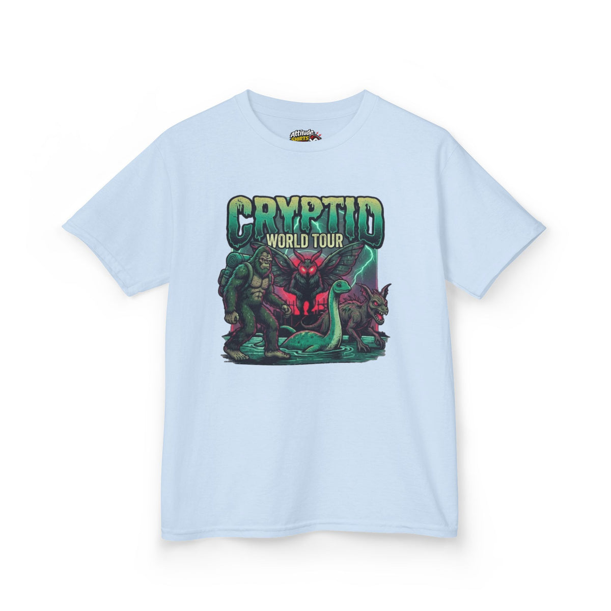 "Puzizia (Global-Cryptid Mashup) Cryptid World Tour" Kids Tee