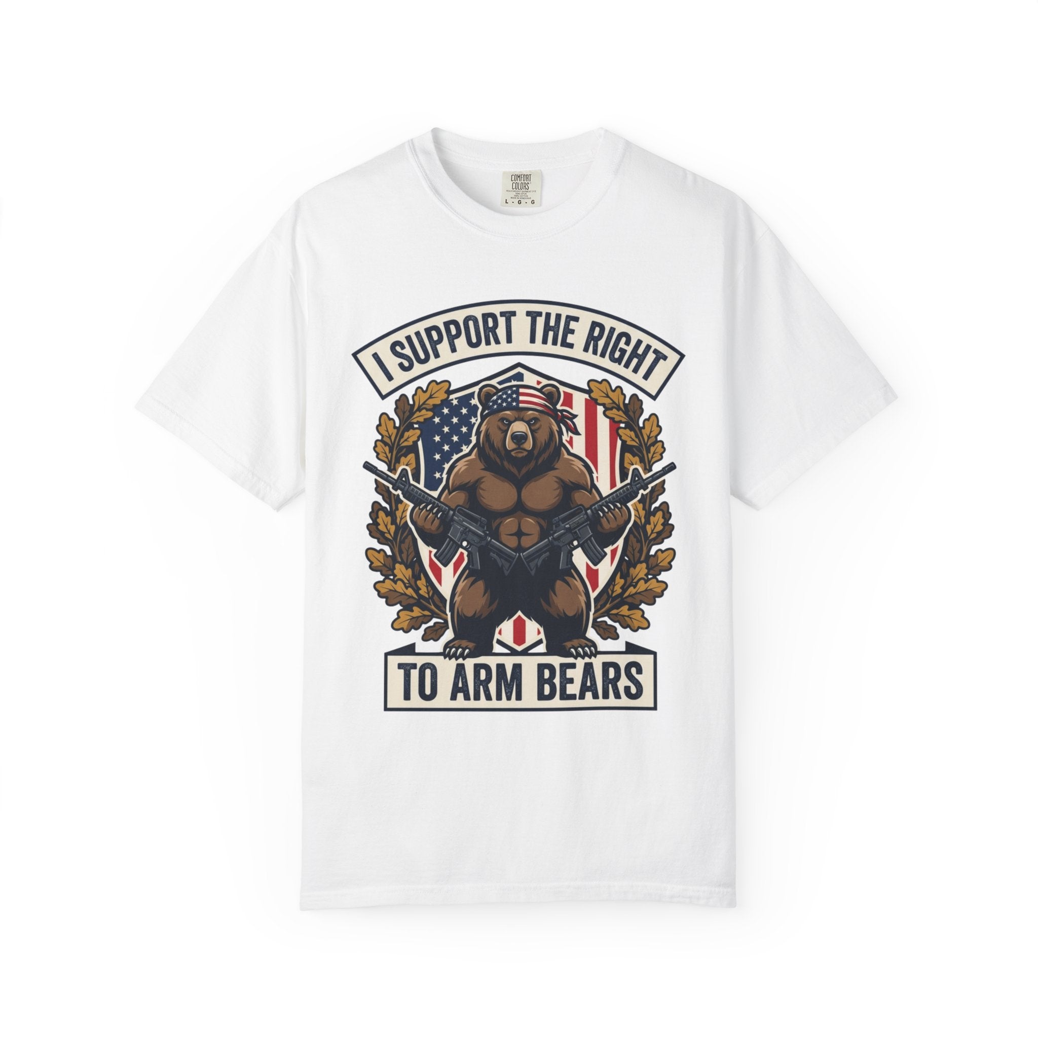 "Right to Arm Bears" Unisex Garment-Dyed Tee