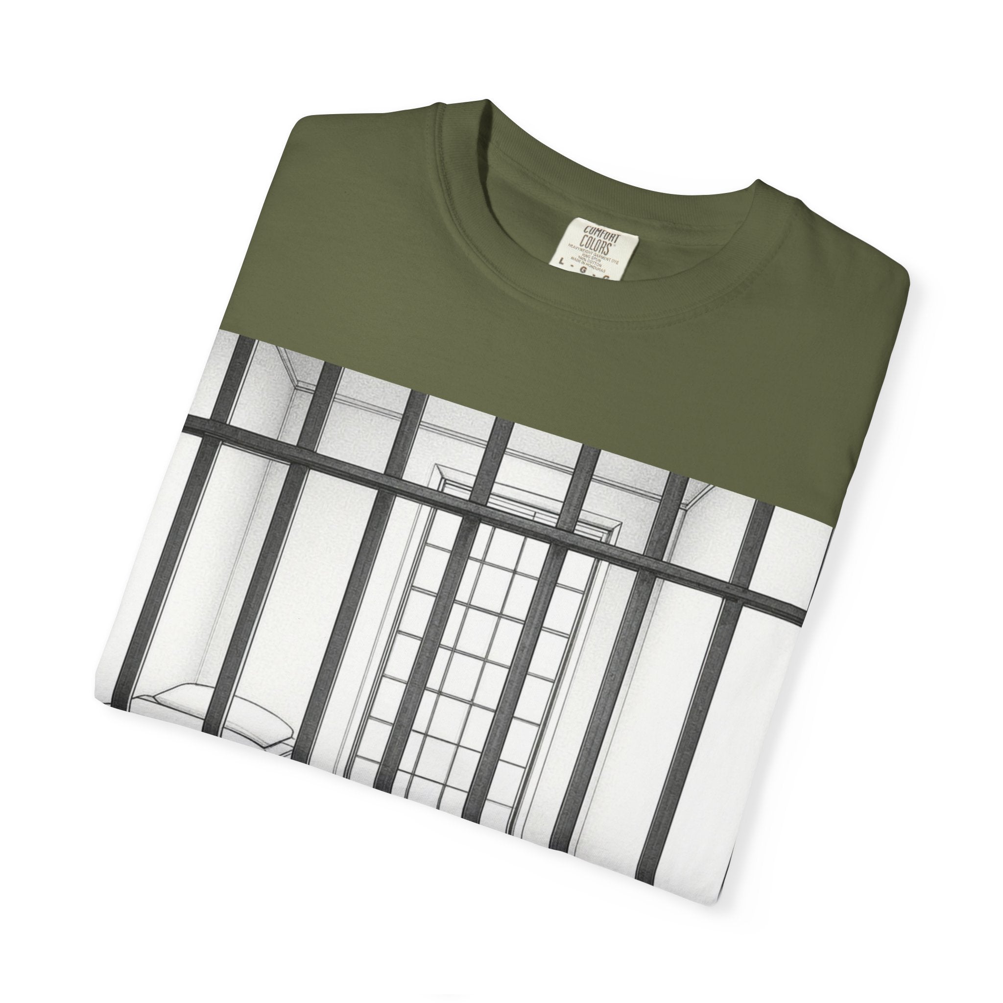 "86-47 Jail Cell" Unisex Garment-Dyed T-shirt