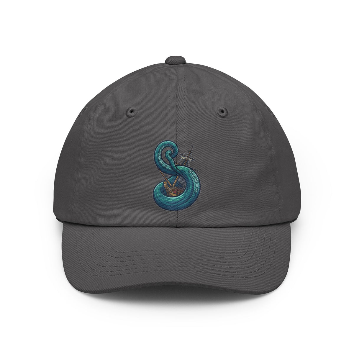 Color: Charcoal | The Kraken (Norse-Global Maritime) Dad Hat — Graphic