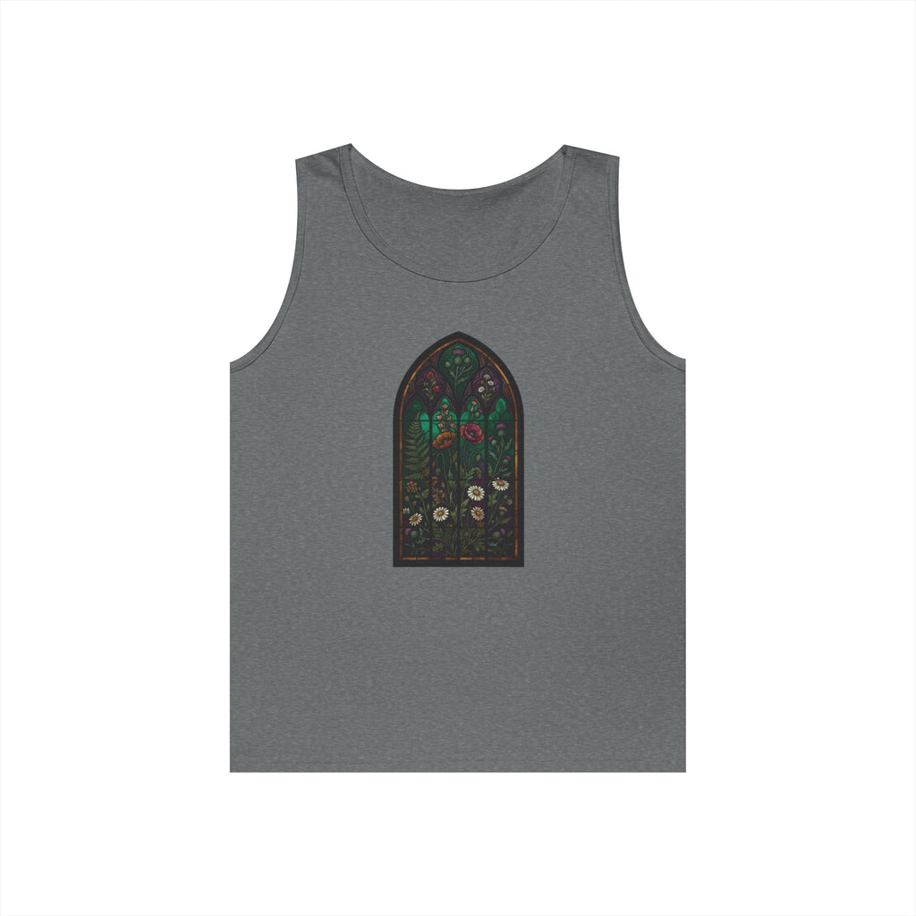 "Stained Glass Floral" Tank Top