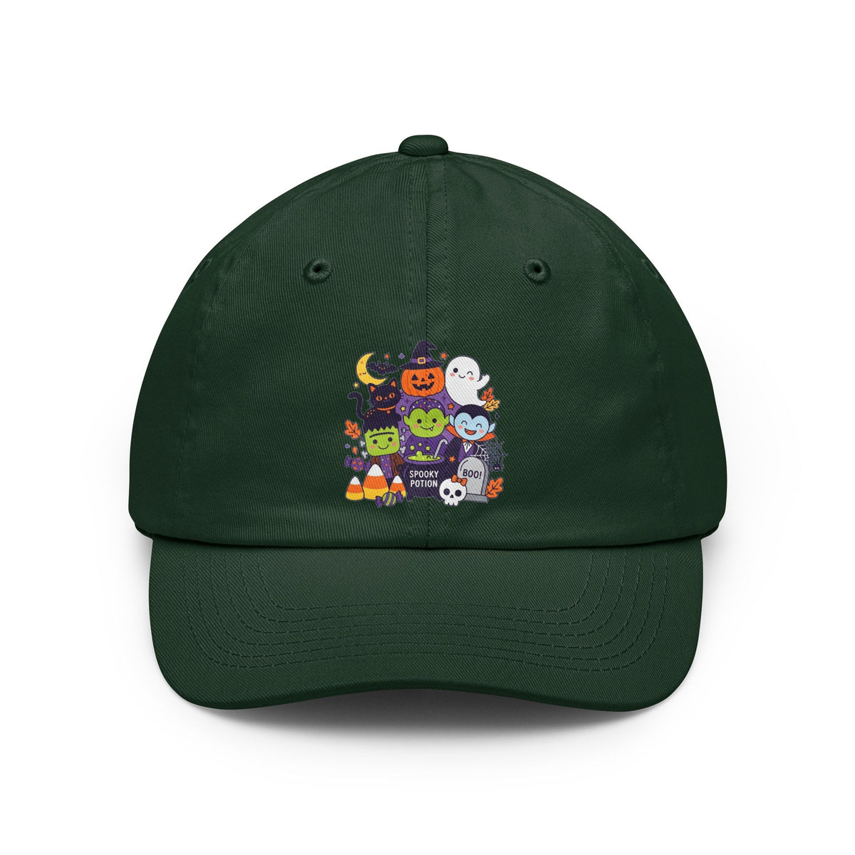 Color: Forest Green | Spooky Potion Dad Hat