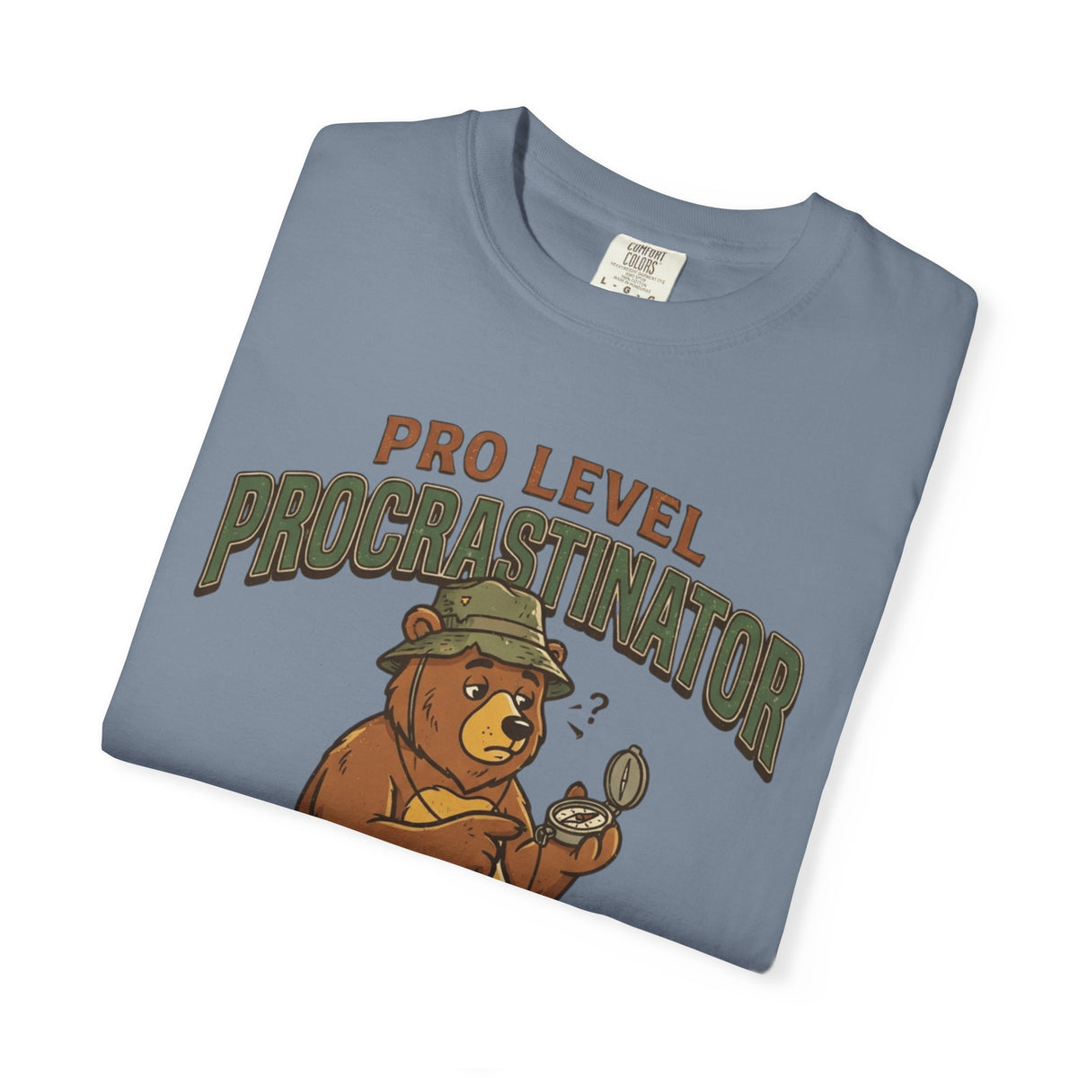 "Pro Level Procrastinator" Unisex Garment-Dyed Tee