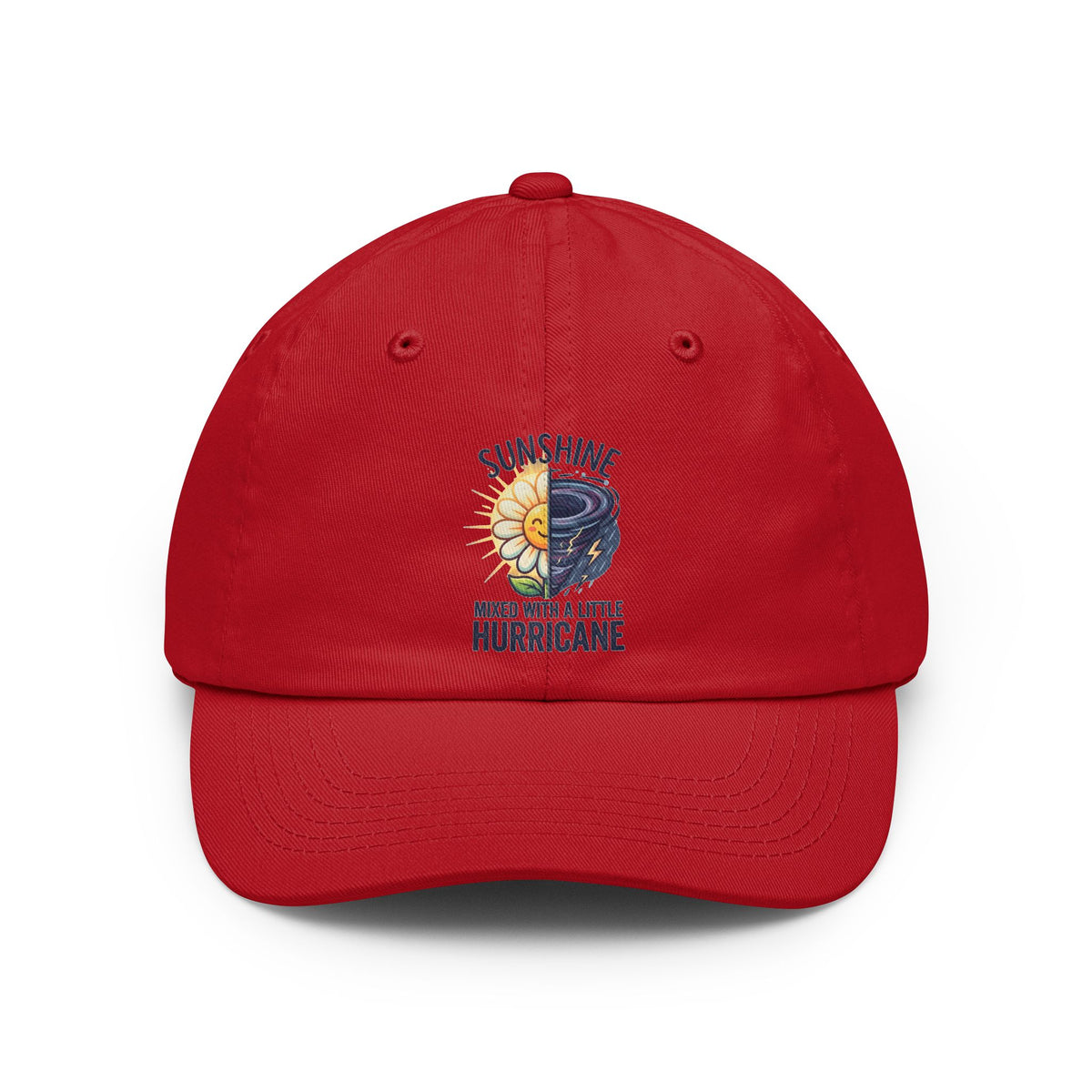Color: Red | Sunshine Mixed With A Little Hurricane Dad Hat