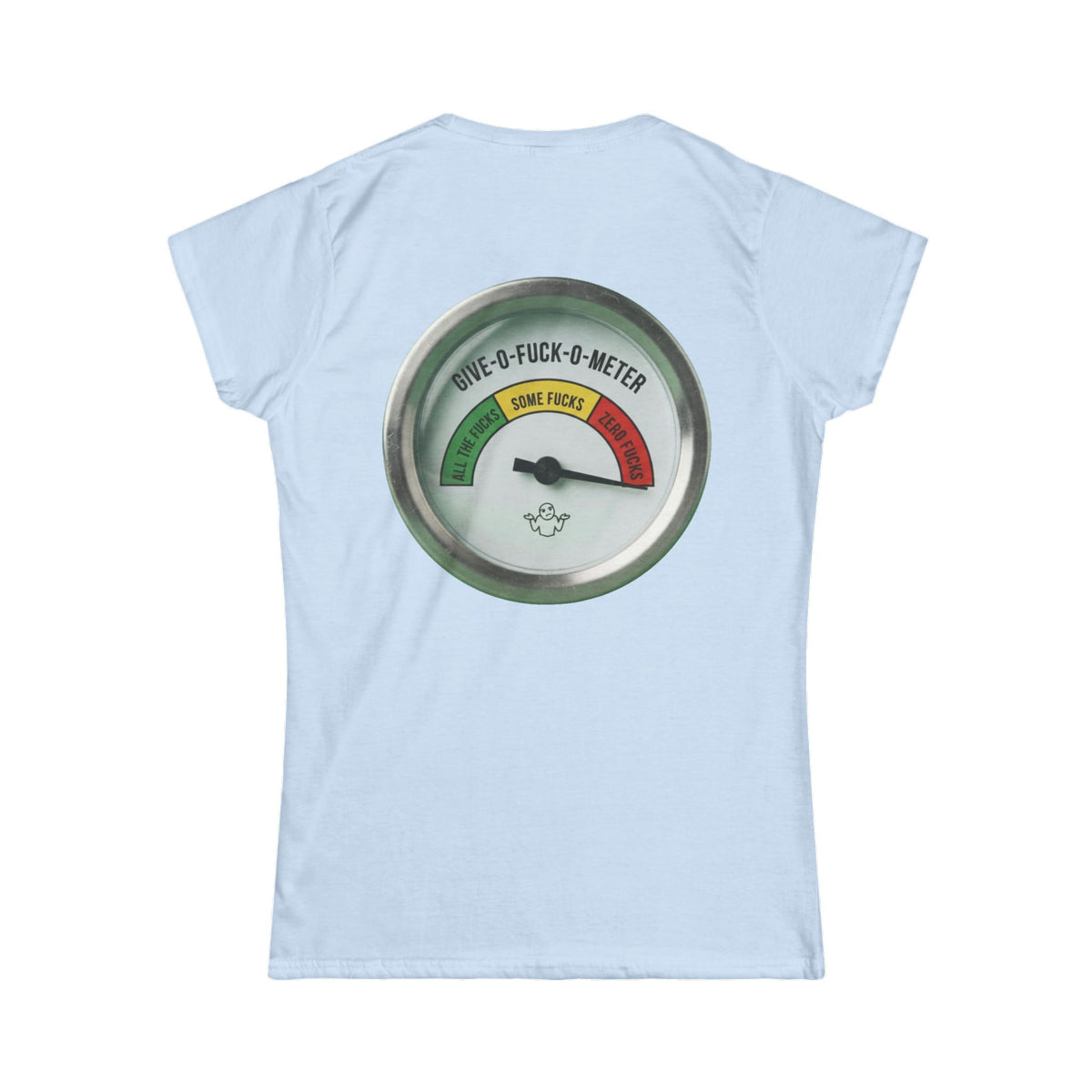 Color: Light Blue | Fuck-O-Meter Women's Tee