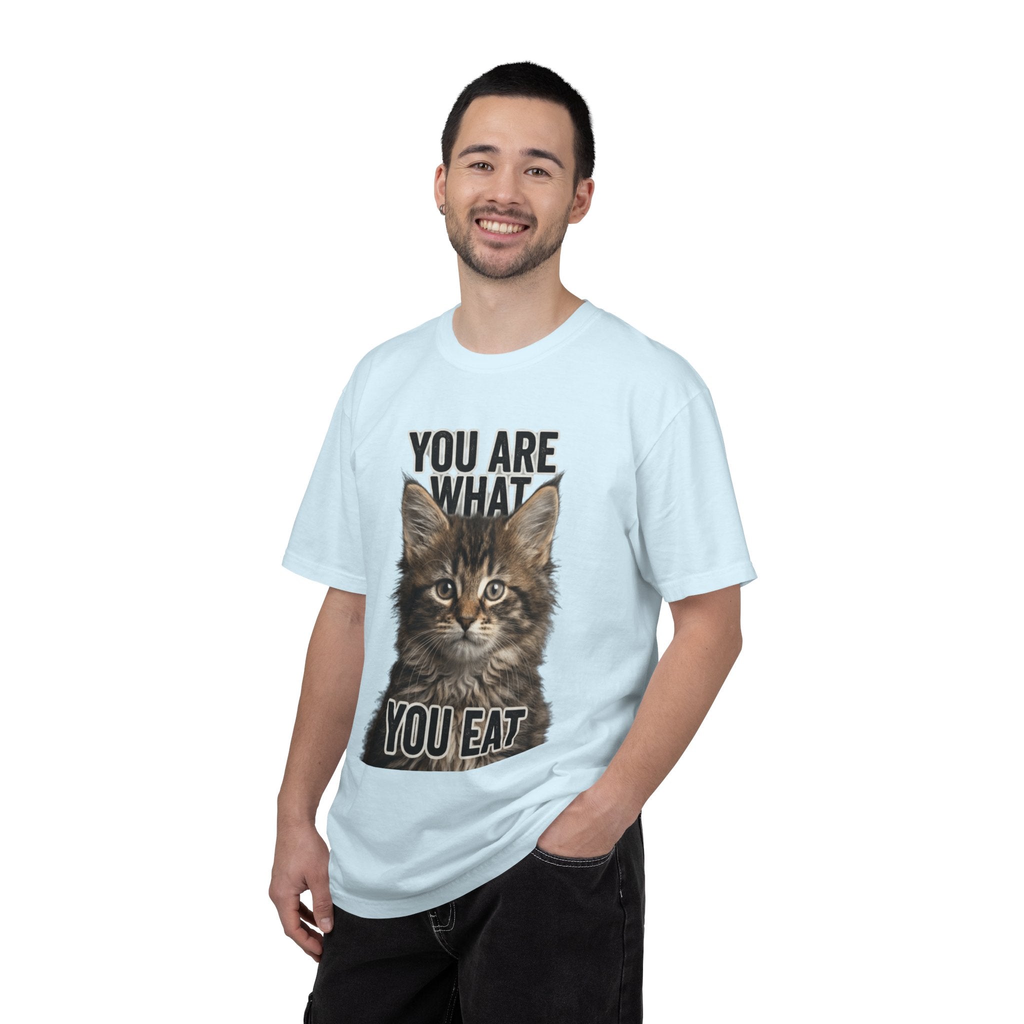 "You Are What You Eat - Cat 4" Unisex Garment-Dyed T-shirt