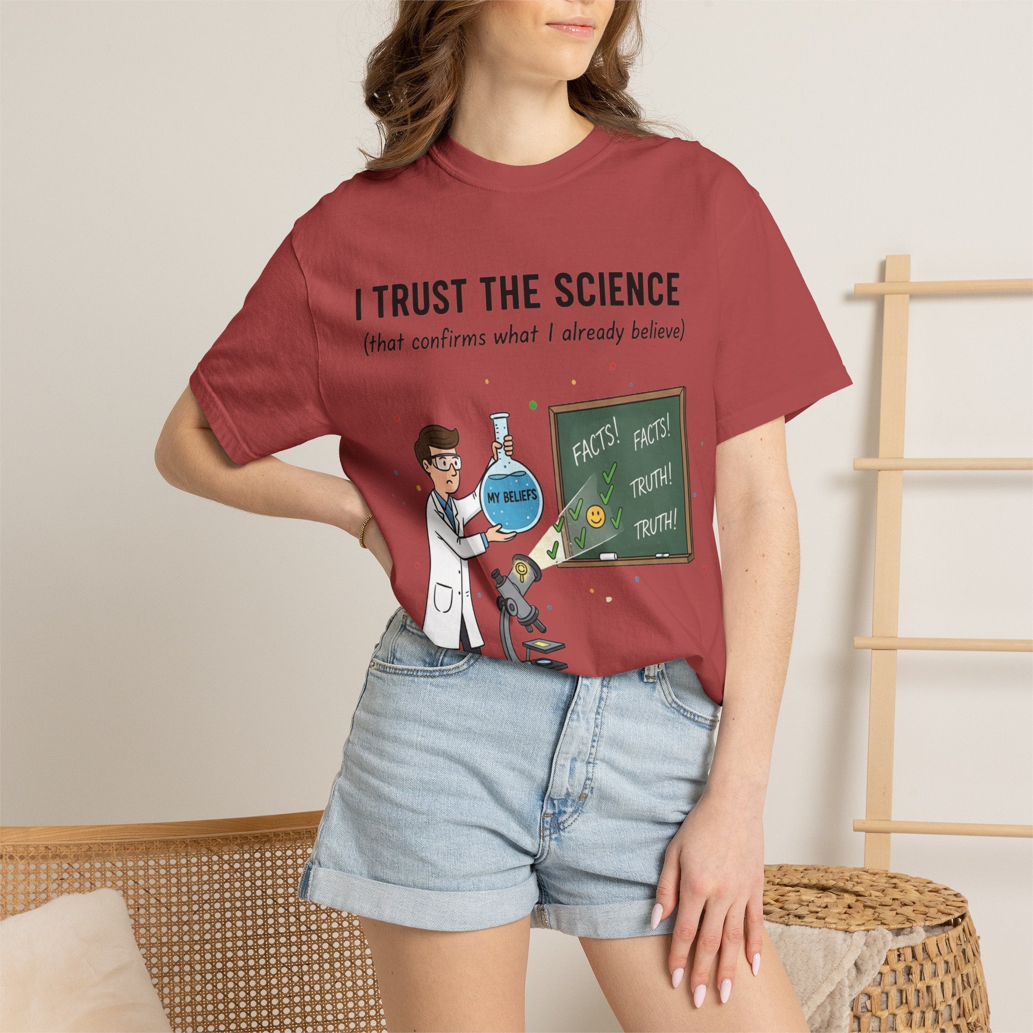 "I Trust The Science" Unisex Garment-Dyed T-shirt