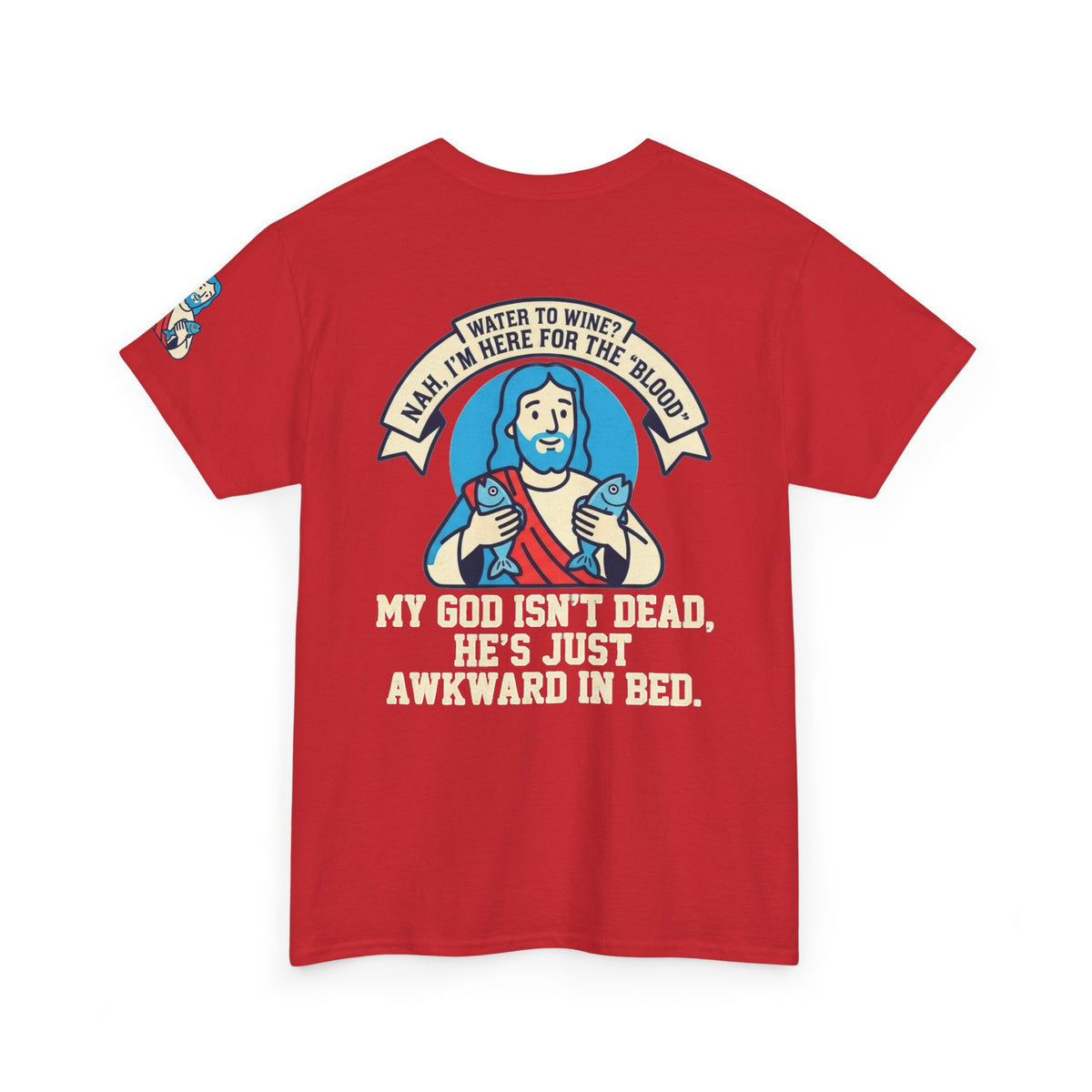 "Good Book Series Not Dead Awkward In Bed" Premium Graphic Tee