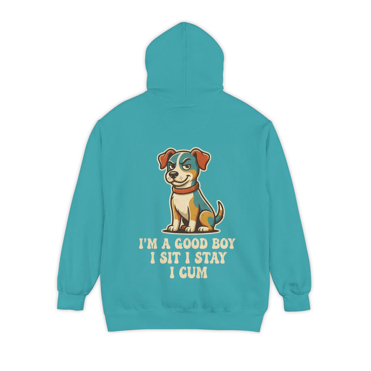 Color: Seafoam | I'm A Good Boy Garment-Dyed Hoodie
