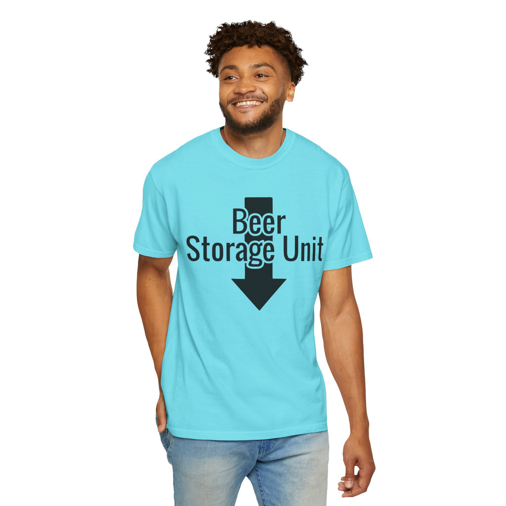 "Beer Storage Unit" Unisex Garment-Dyed T-shirt