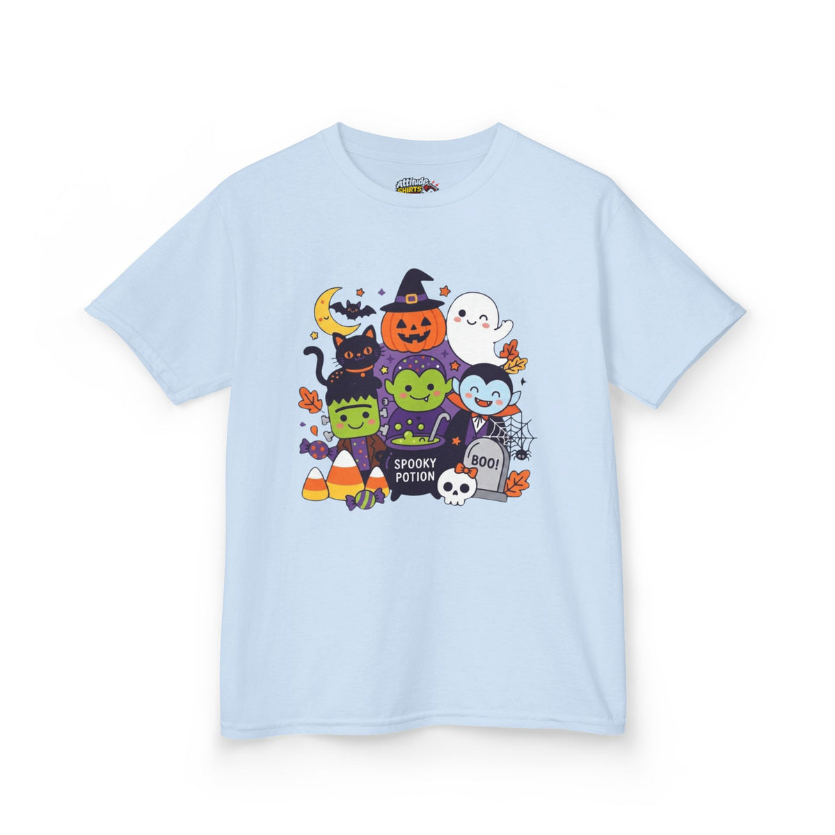 Color: Light Blue | Spooky Potion Kids Tee