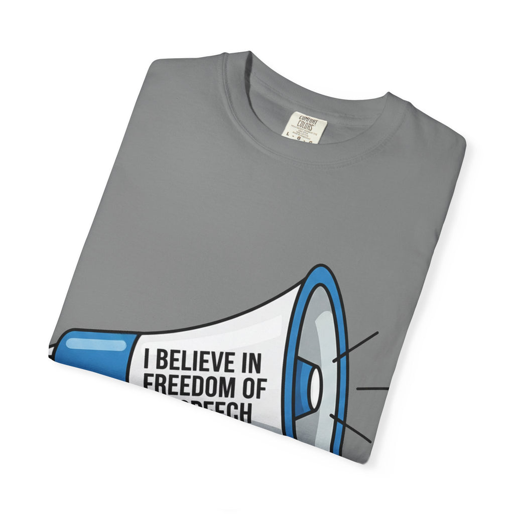 "Freedom of Speech" Unisex Garment-Dyed T-shirt