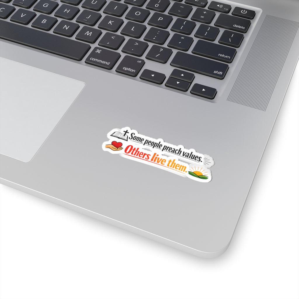 Actually Live It | Kiss-Cut Sticker — AttitudeShirts