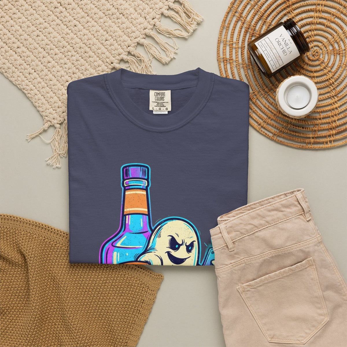 Ghosting Unisex Garment-Dyed Tee