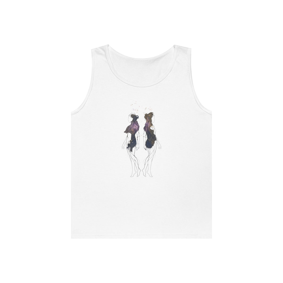 "Gemini The Celestial Twins" Tank Top
