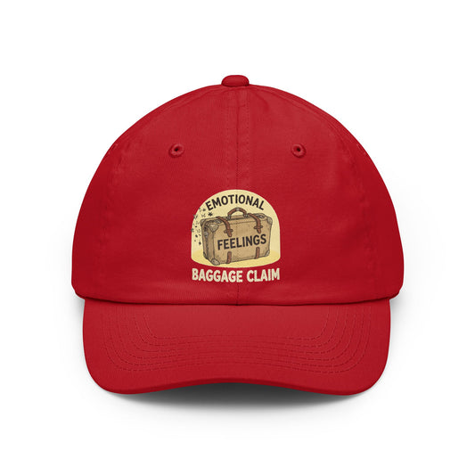 Color: Red | Emotional Baggage Claim Dad Hat